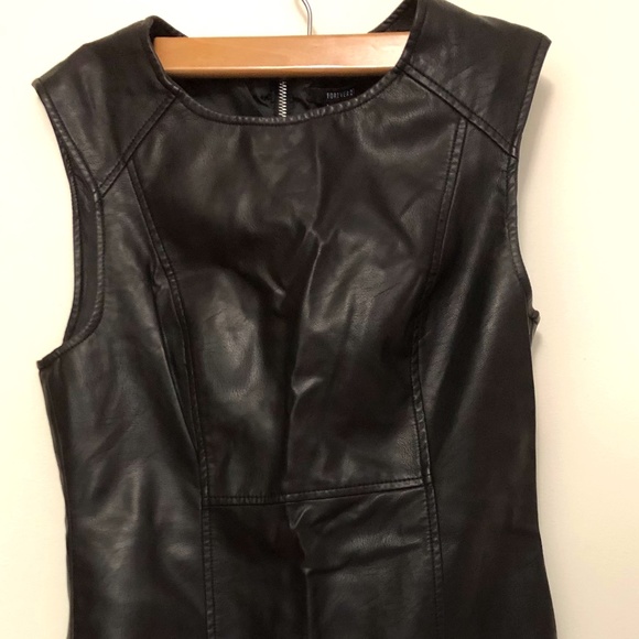 Forever 21 Pleather Dress - Picture 1 of 2